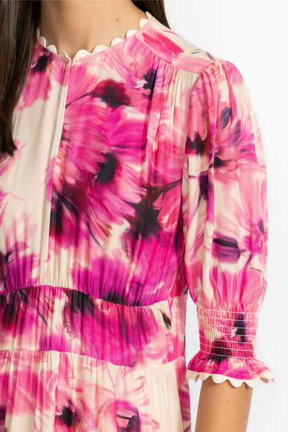 Johnny Was DAPHNE TEA LENGTH DRESS