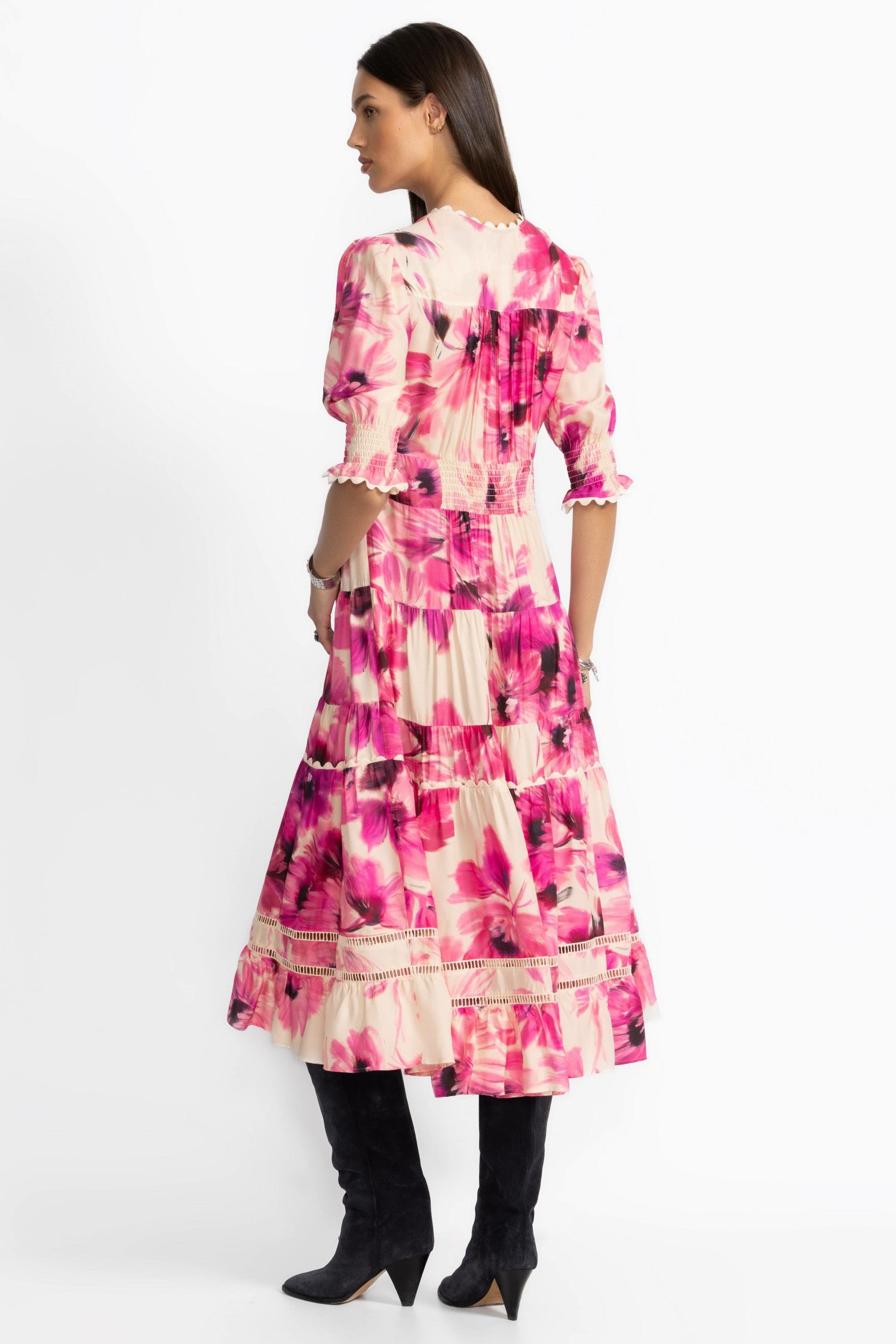 Johnny Was DAPHNE TEA LENGTH DRESS