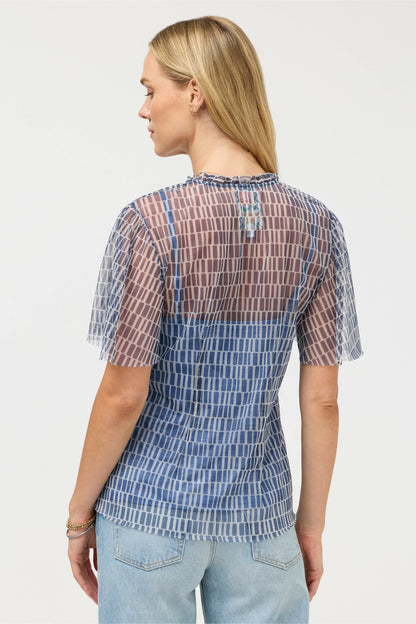 Johnny Was LEANDRA MESH BLOUSE