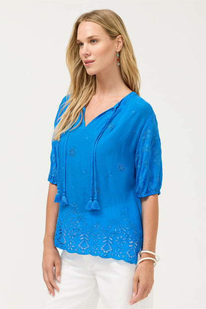 Johnny Was MARGOT SHORT SLEEVE BLOUSE