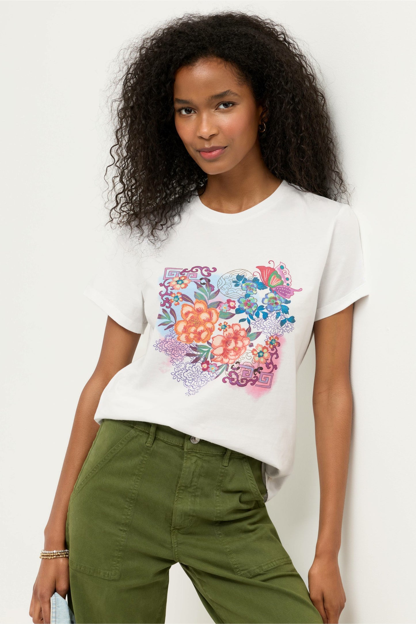 Johnny Was ROSEUM SWIM COVERUP T-SHIRT
