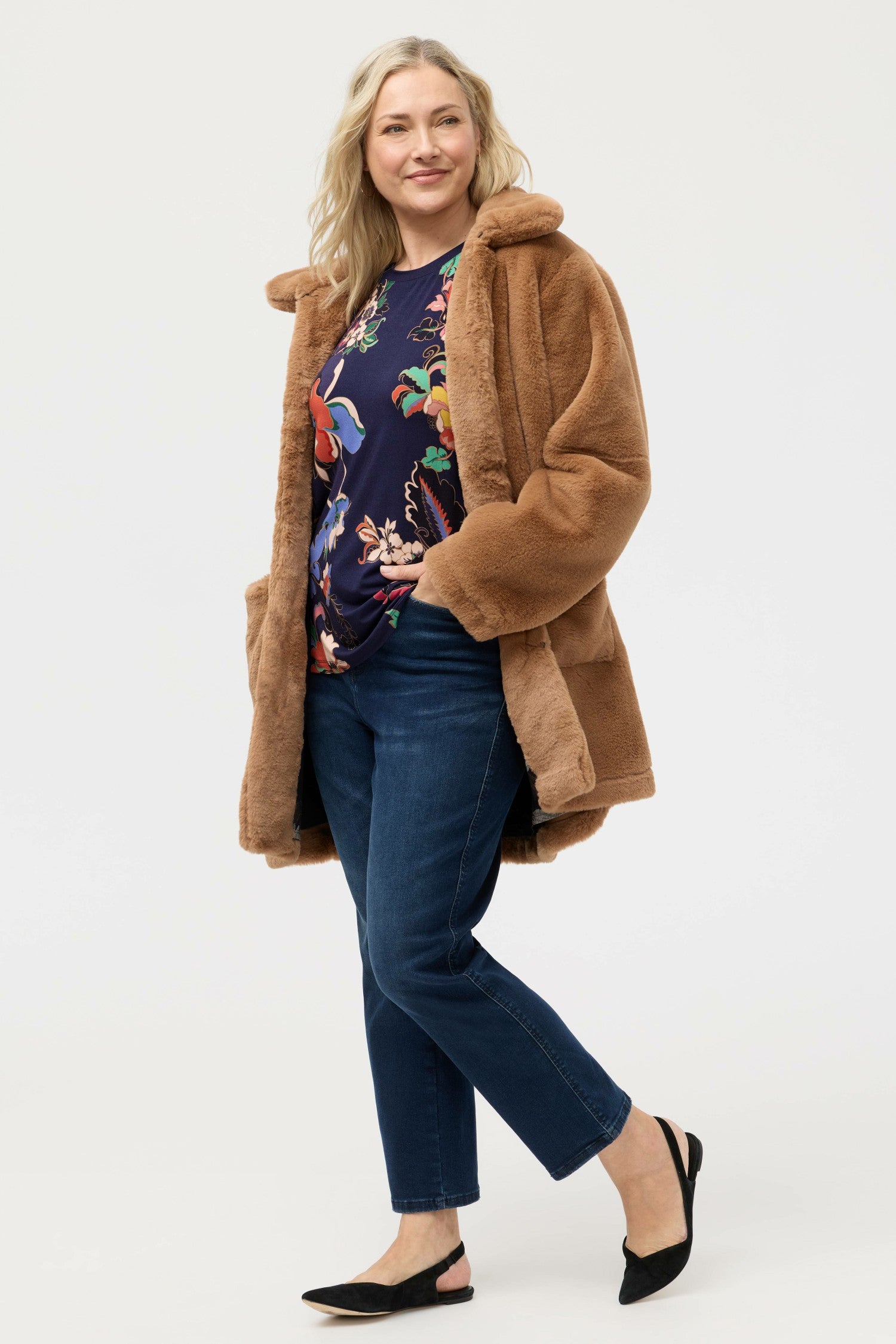 Johnny Was THE JANIE FAVORITE PUFF SLEEVE MOCK NECK
