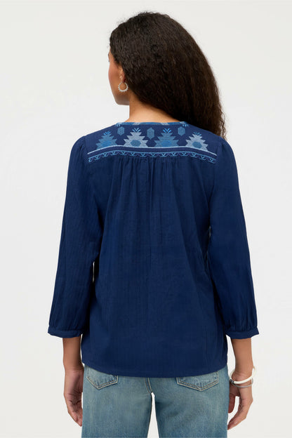 Johnny Was 3/4 SLEEVE PRAIRIE BLOUSE