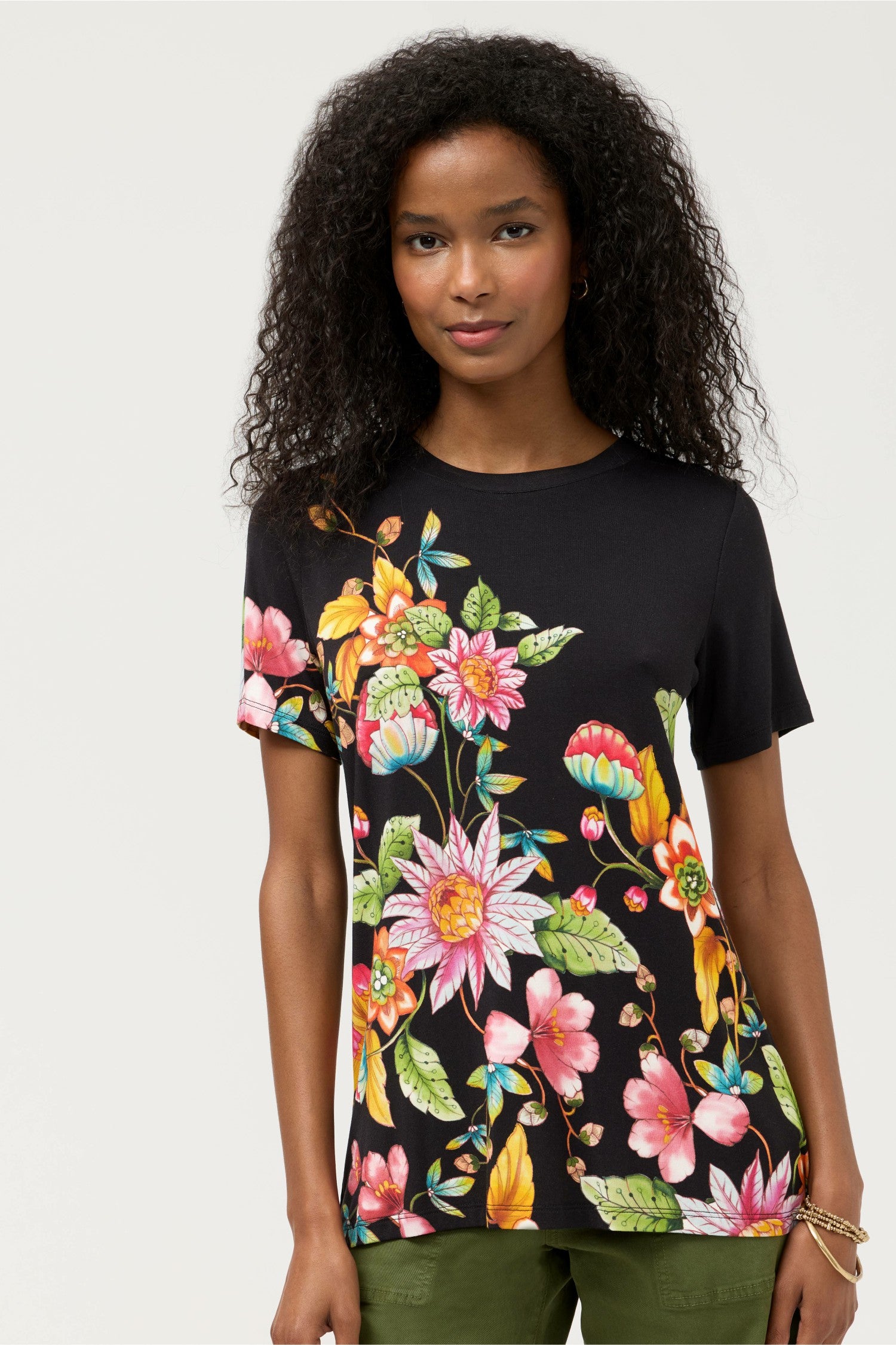 Johnny Was The Janie Favorite Short Sleeve Crew Neck Tee