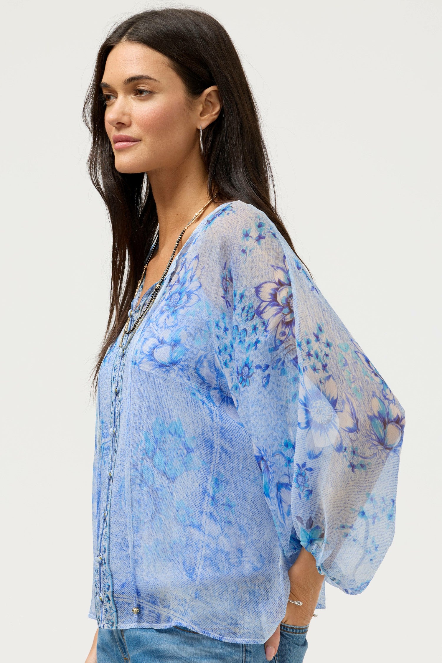 Johnny Was HARLYN BUTTON DOWN BLOUSE