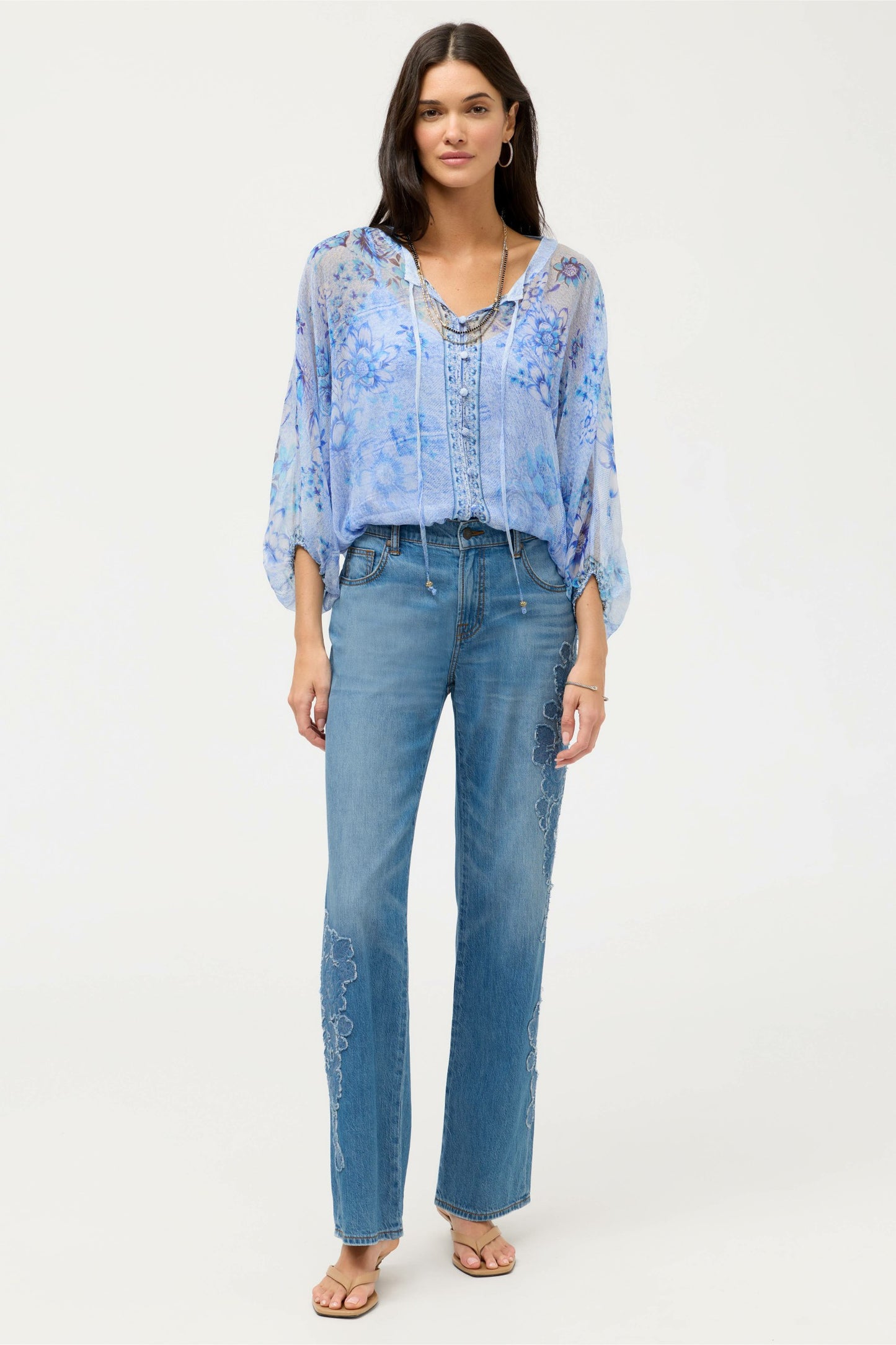 Johnny Was HARLYN BUTTON DOWN BLOUSE