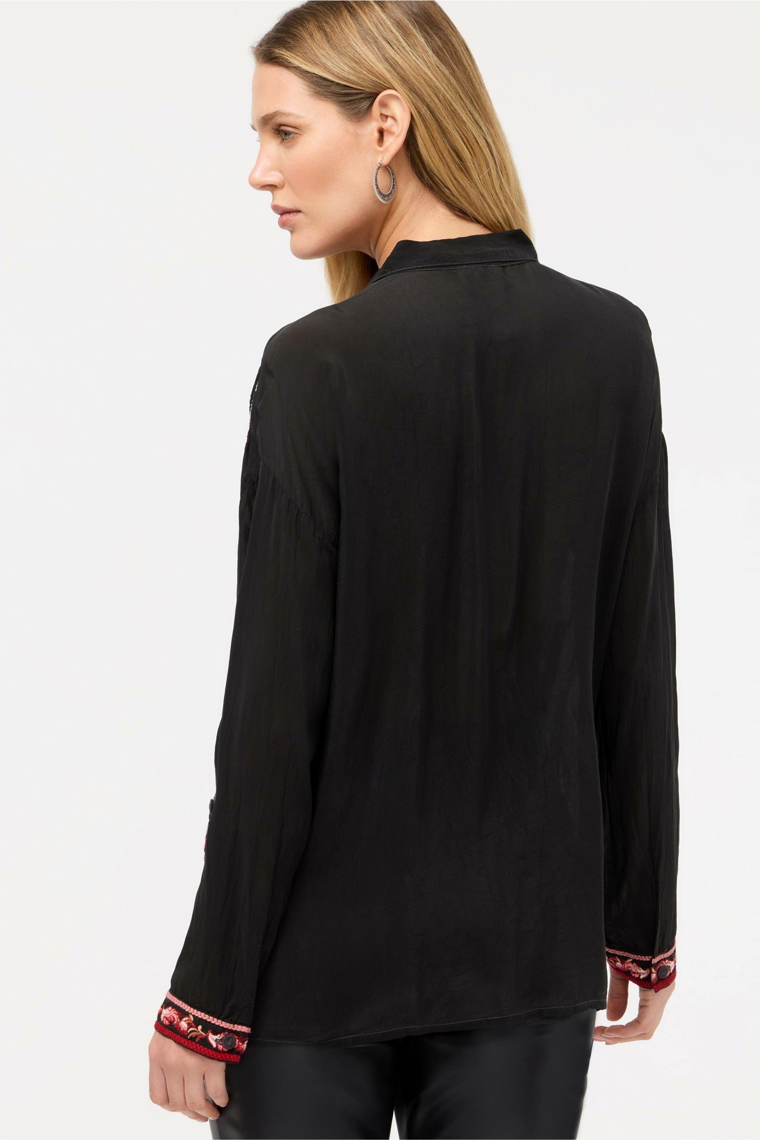 Johnny Was SLIM AUDREY COLLARED SHIRT