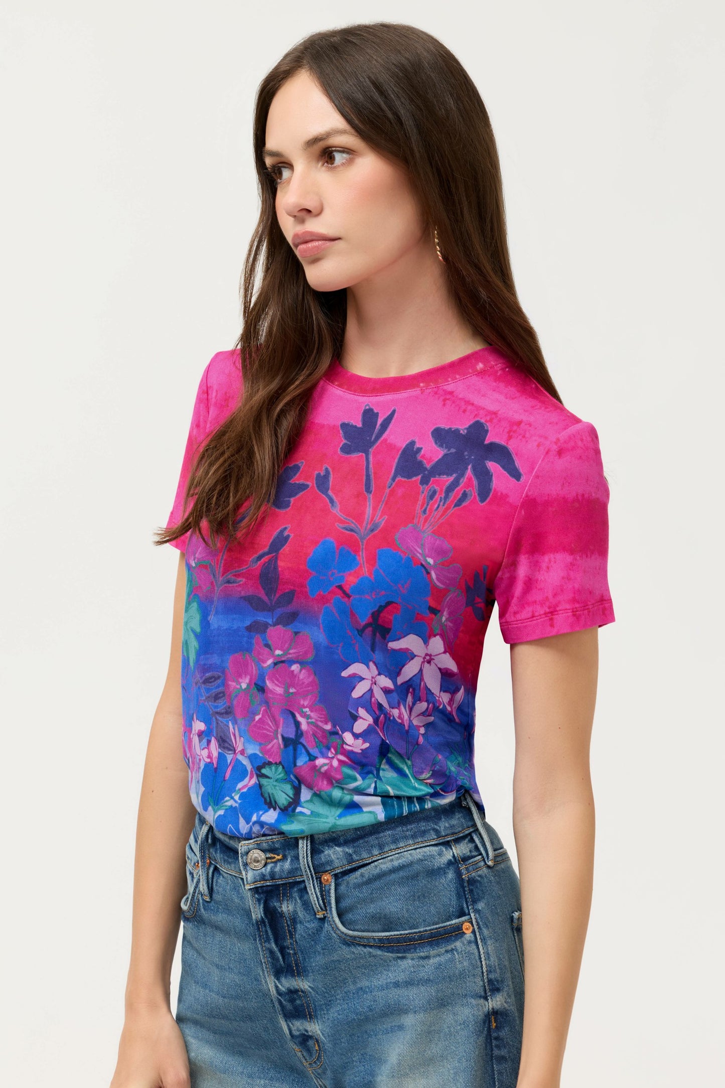 Johnny Was THE JANIE FAVORITE FITTED SHORT SLEEVE TEE