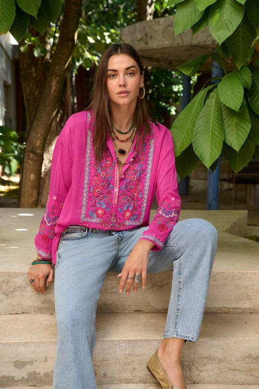 Johnny Was SLIM AUDREY TUNIC