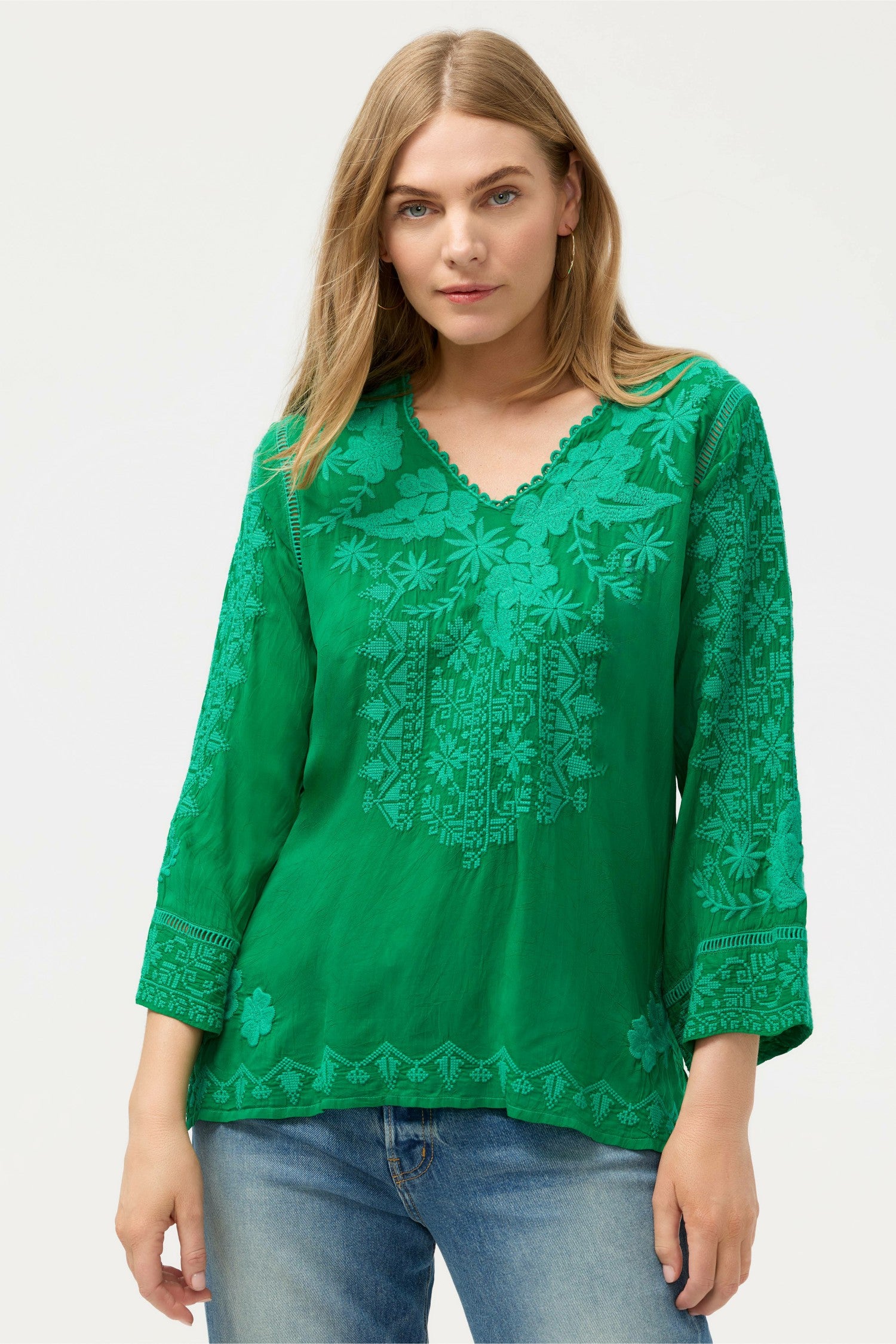 Johnny Was RIVEDA TONAL BLOUSE