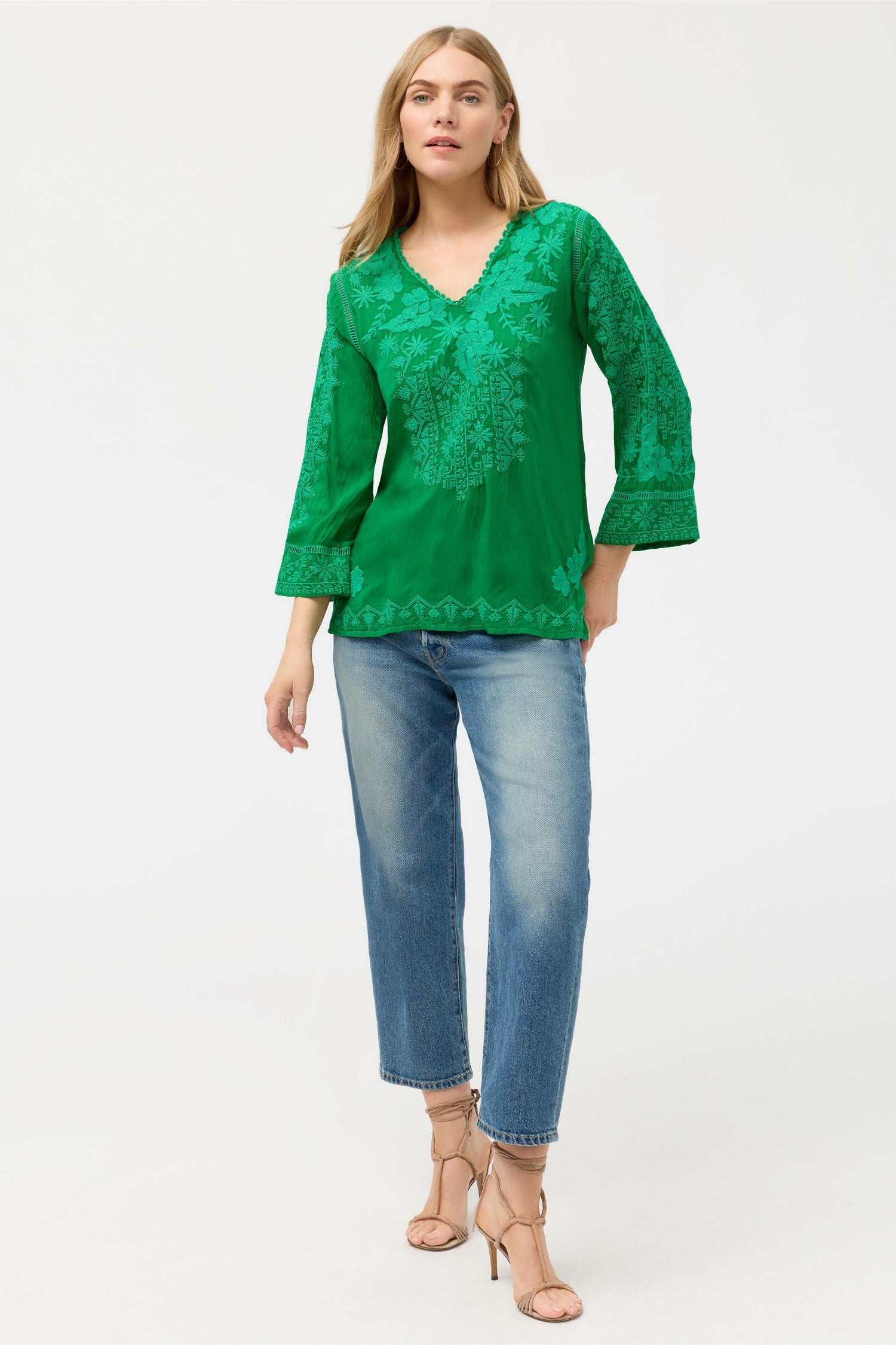 Johnny Was RIVEDA TONAL BLOUSE