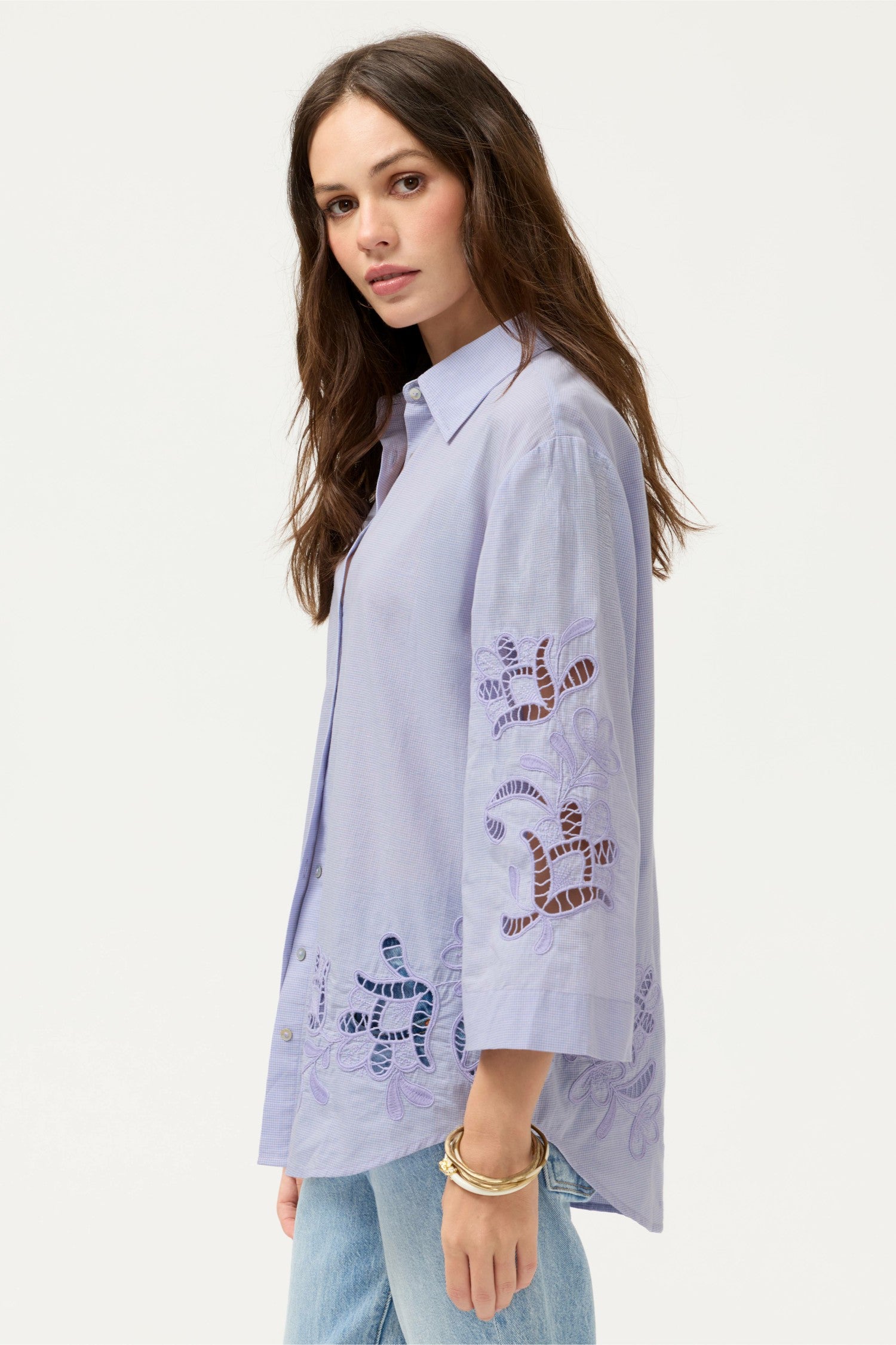 Johnny Was KIMONO SLEEVE SHIRT