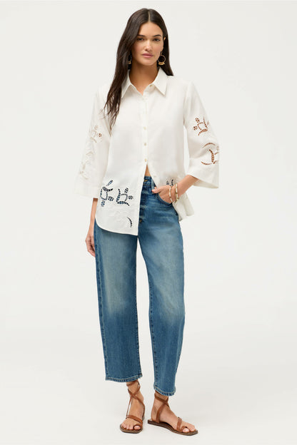 Johnny Was KIMONO SLEEVE SHIRT