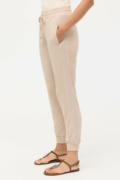 Johnny Was COZY CONTRAST STRIPE JOGGER