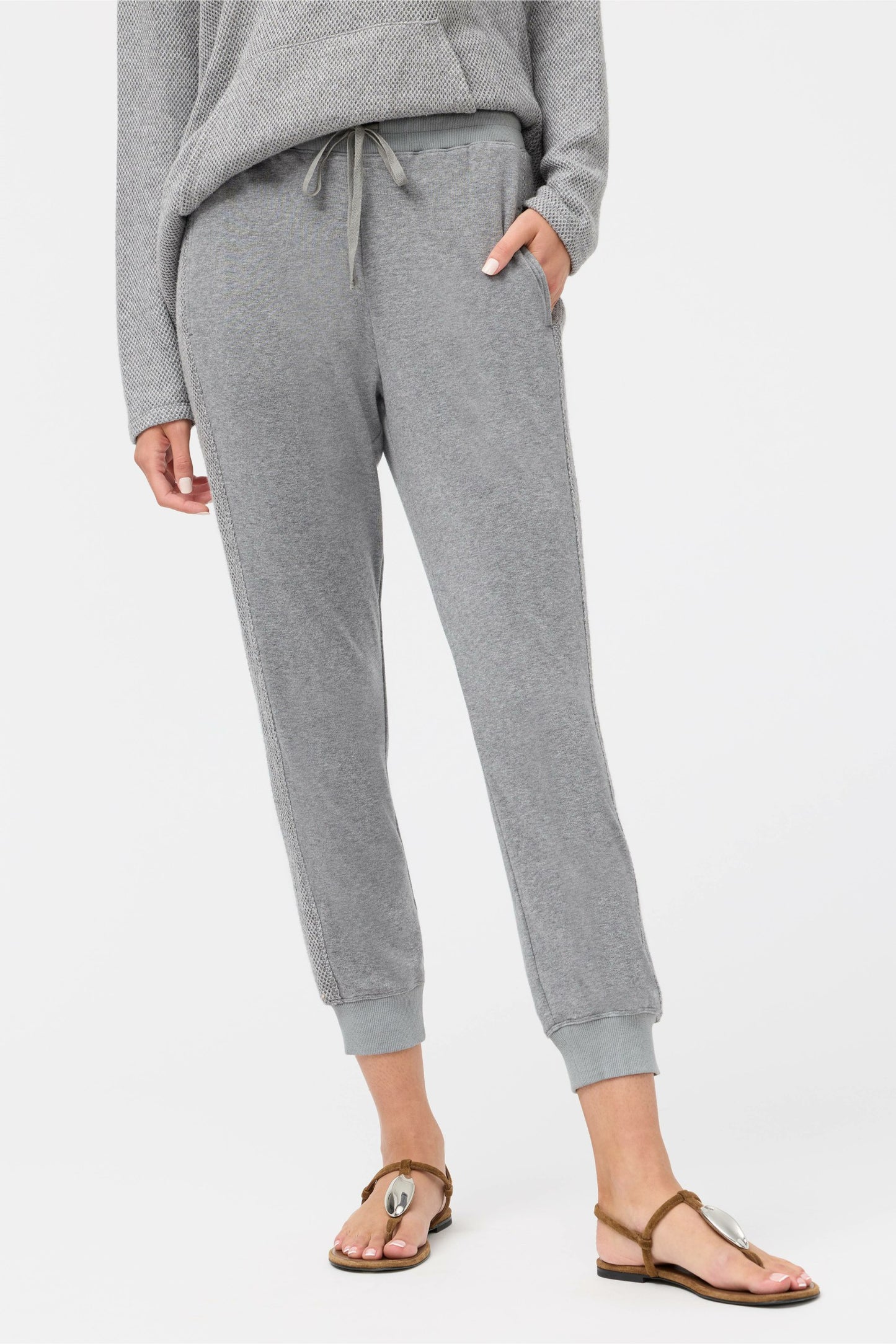 Johnny Was COZY CONTRAST STRIPE JOGGER
