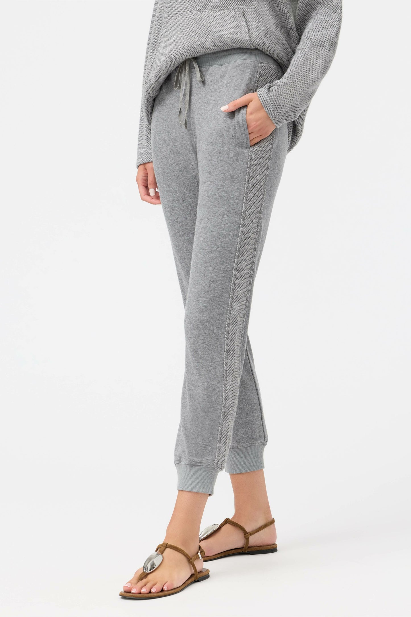 Johnny Was COZY CONTRAST STRIPE JOGGER