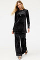 Embossed Velvet Black