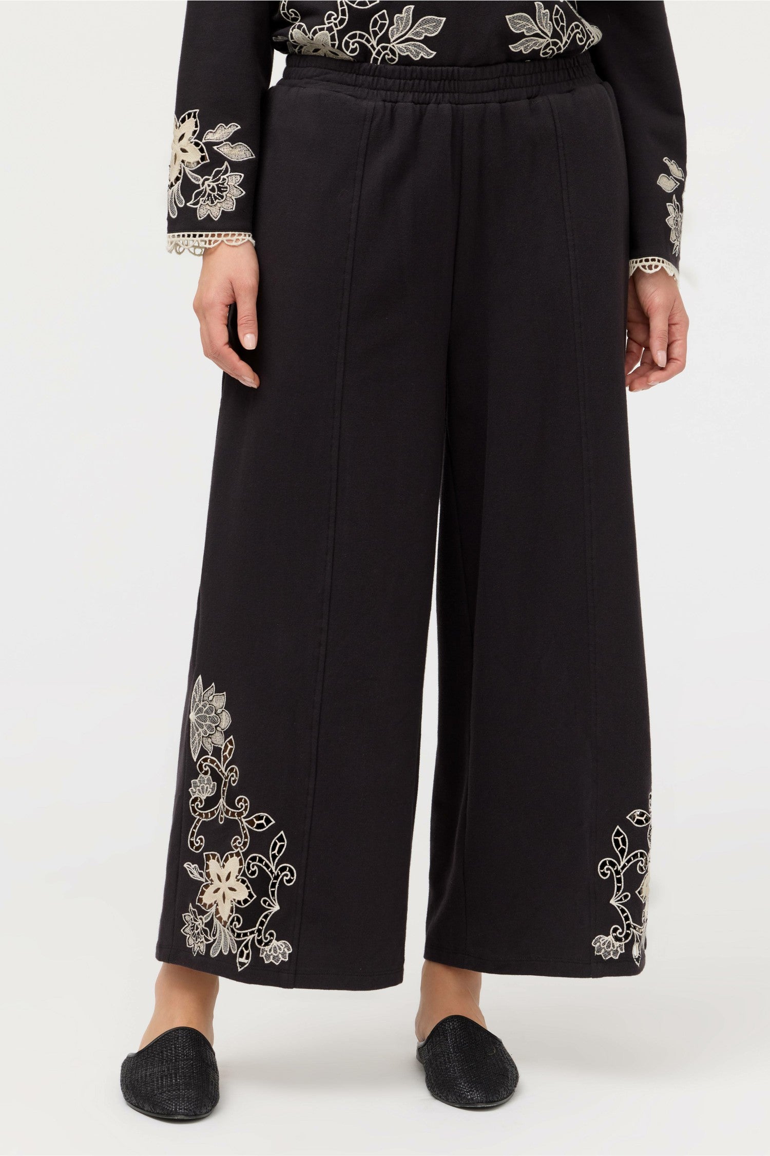 Johnny Was VENLDA CROPPED WIDE LEG PANT
