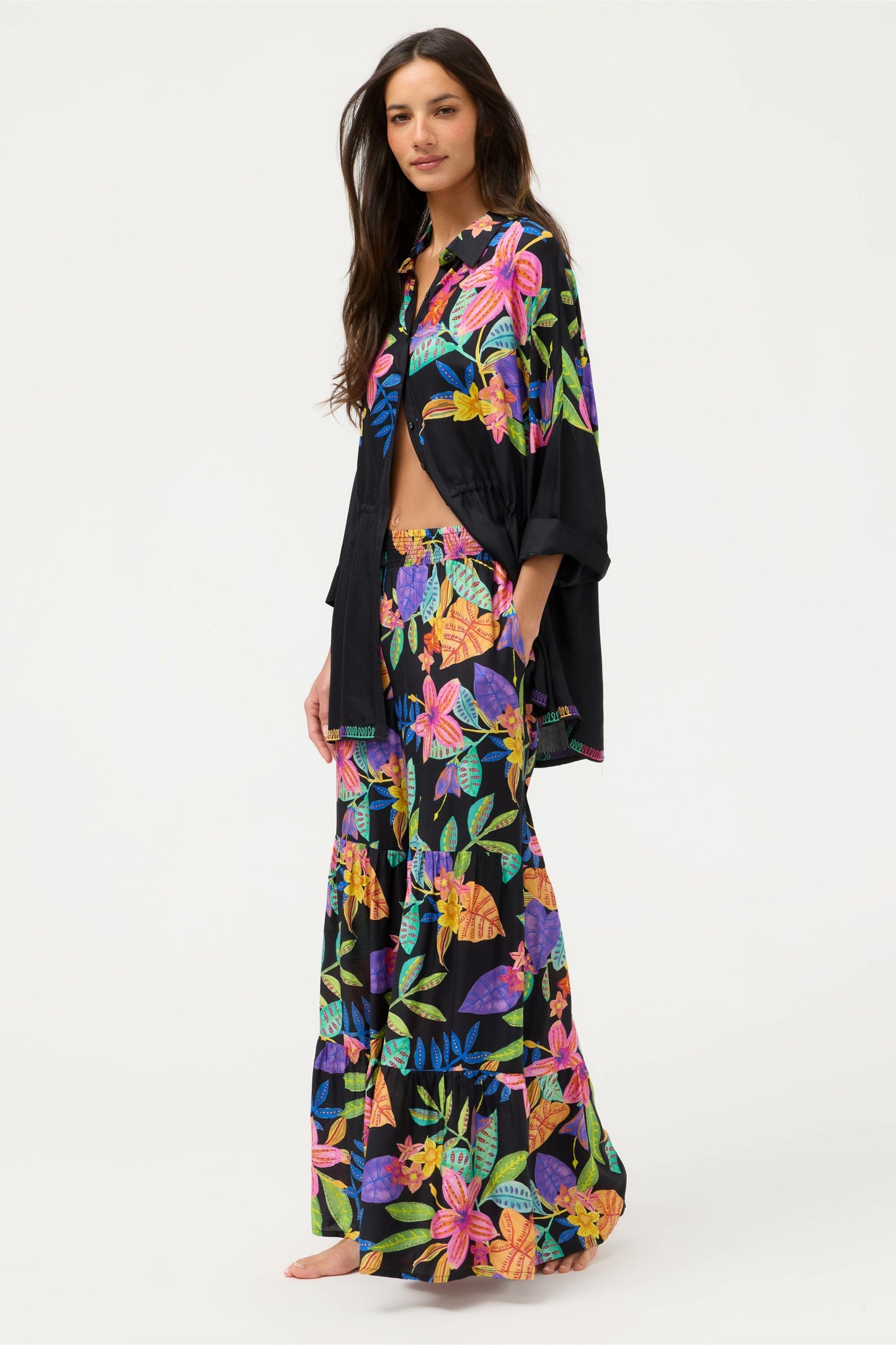 Johnny Was SCABIOSA TIERED PANT