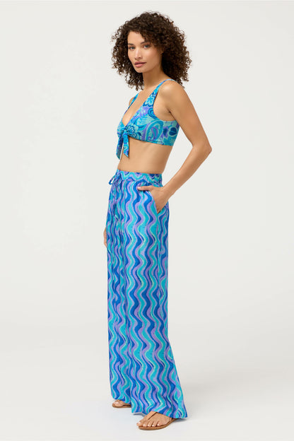 Johnny Was MULLA WAVE WIDE LEG PANT