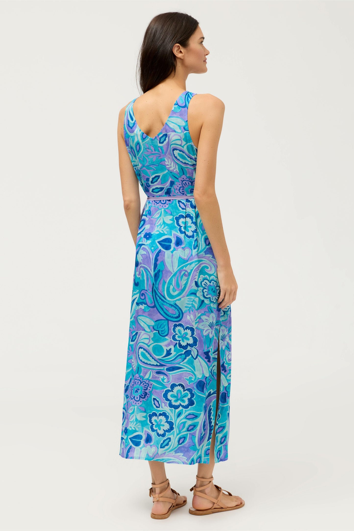 Johnny Was MULLA SLEEVELESS WRAP DRESS