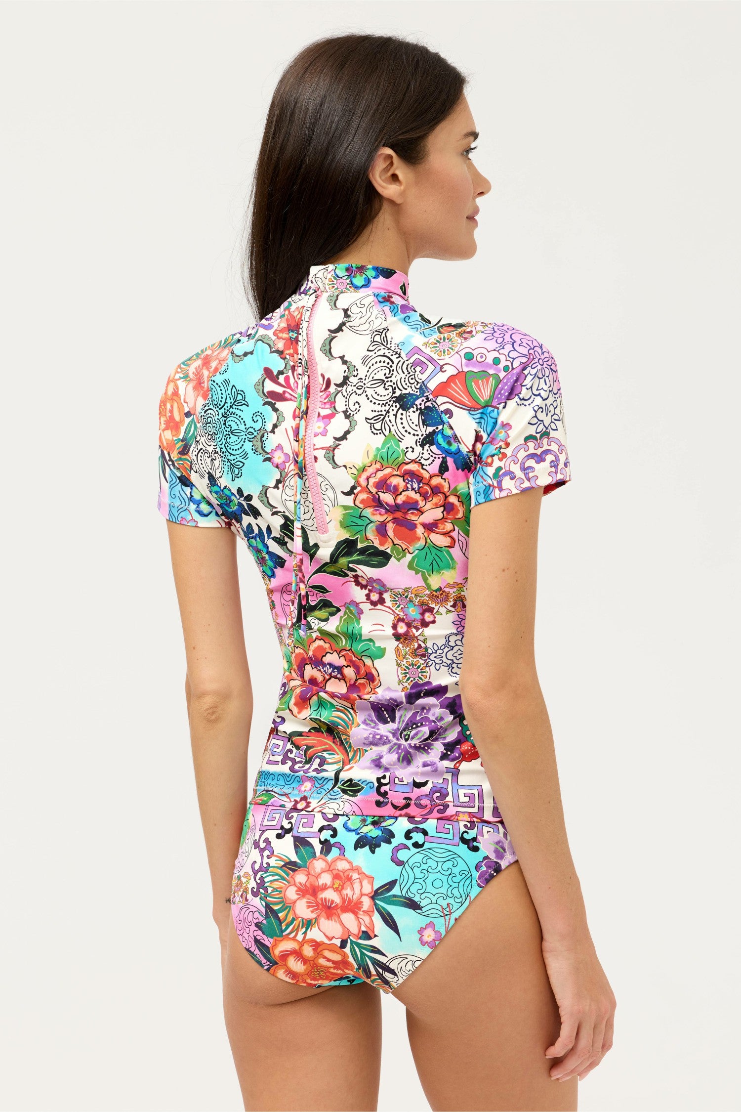 Johnny Was ROSEUM SHORT SLEEVE SURF SHIRT