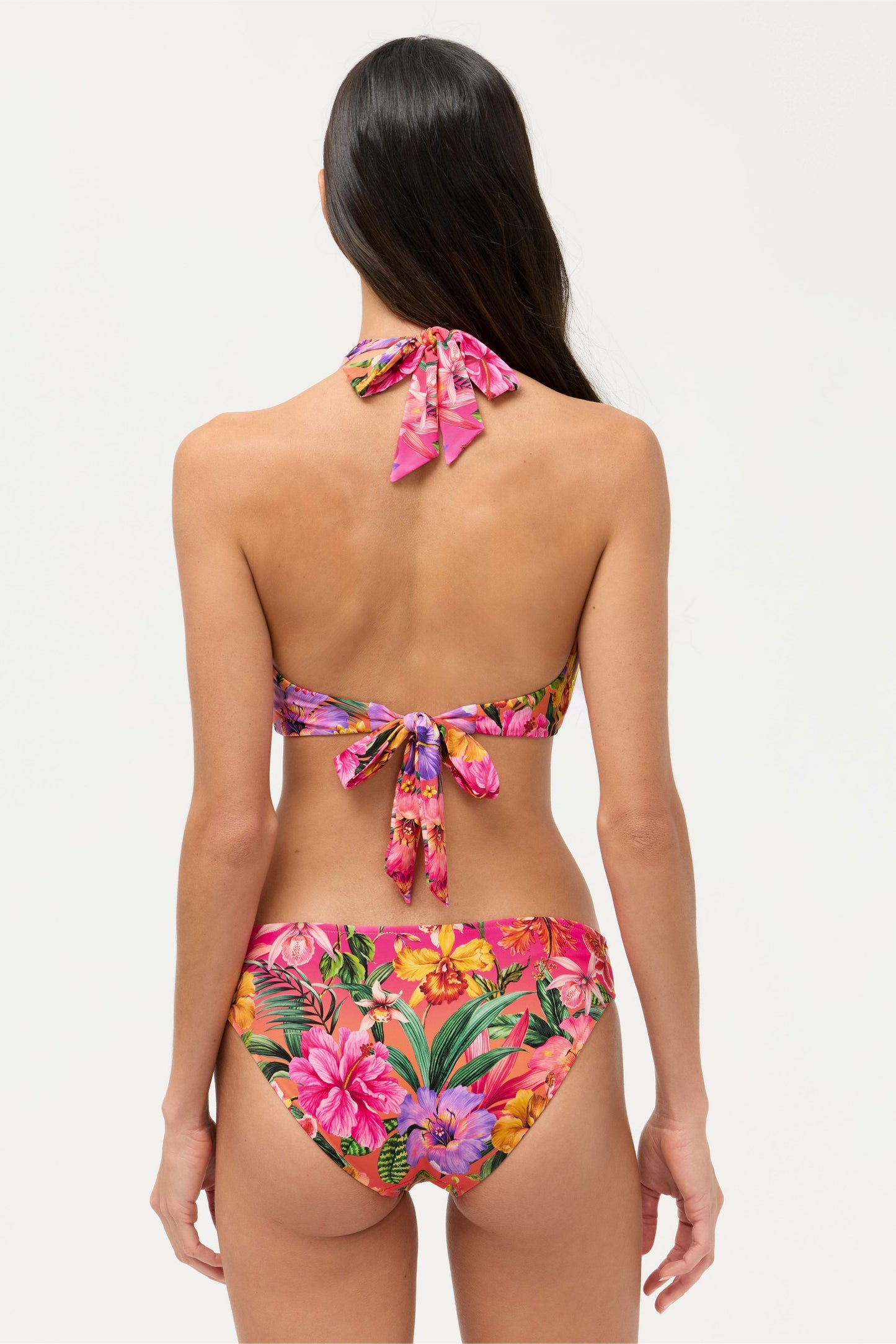 Johnny Was KAIRI TIE BACK HALTER BIKINI TOP
