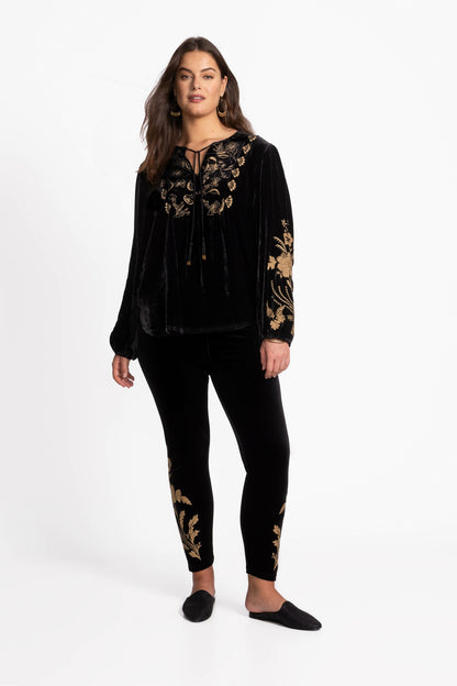 Johnny Was VELVET PRAIRIE BLOUSE