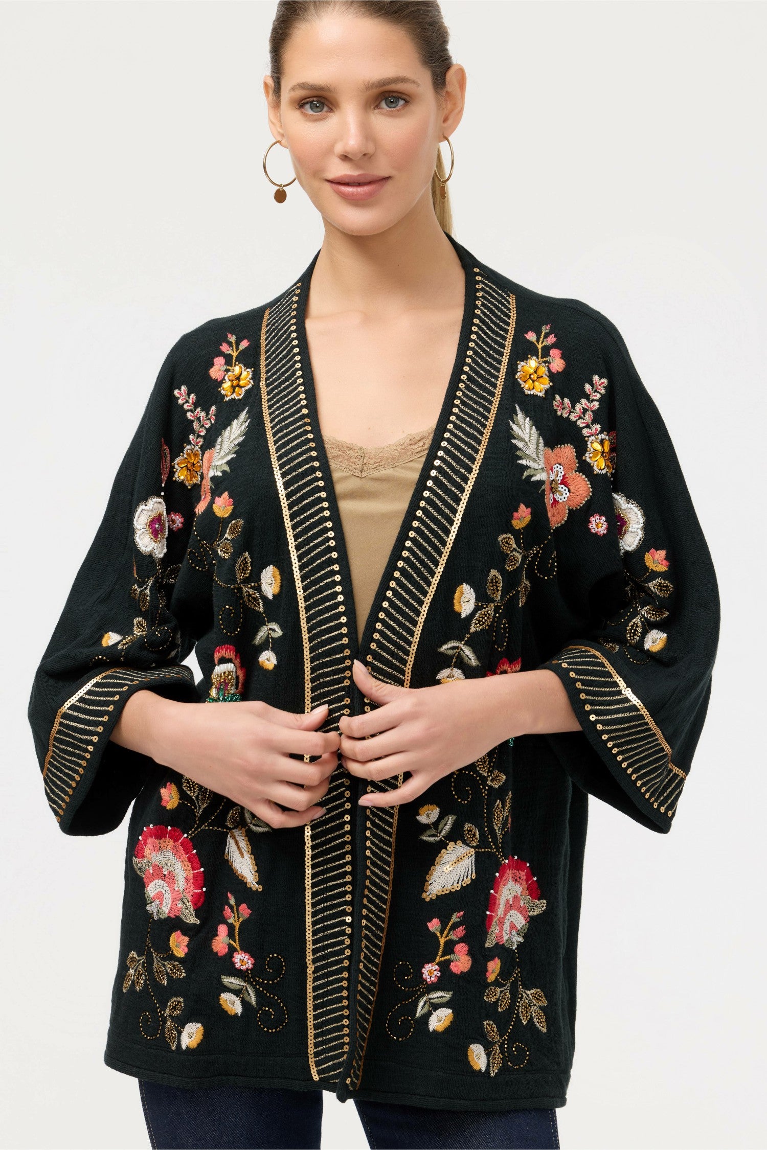 Johnny Was BIYA SHORT KIMONO