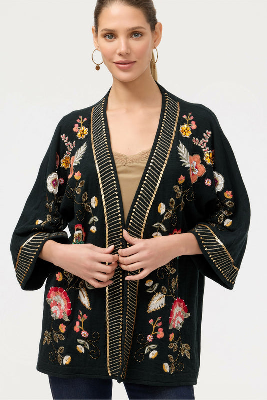 Johnny Was BIYA SHORT KIMONO