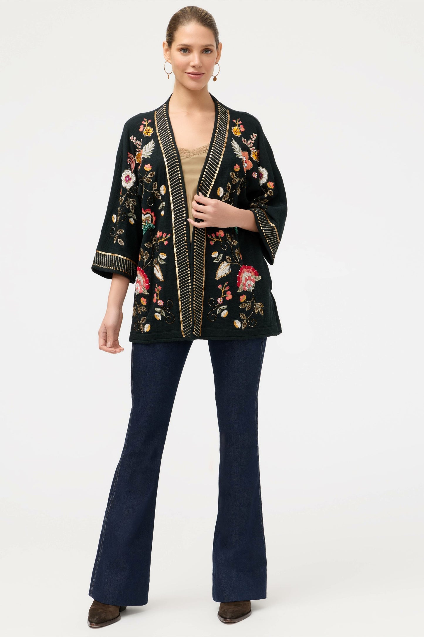 Johnny Was BIYA SHORT KIMONO