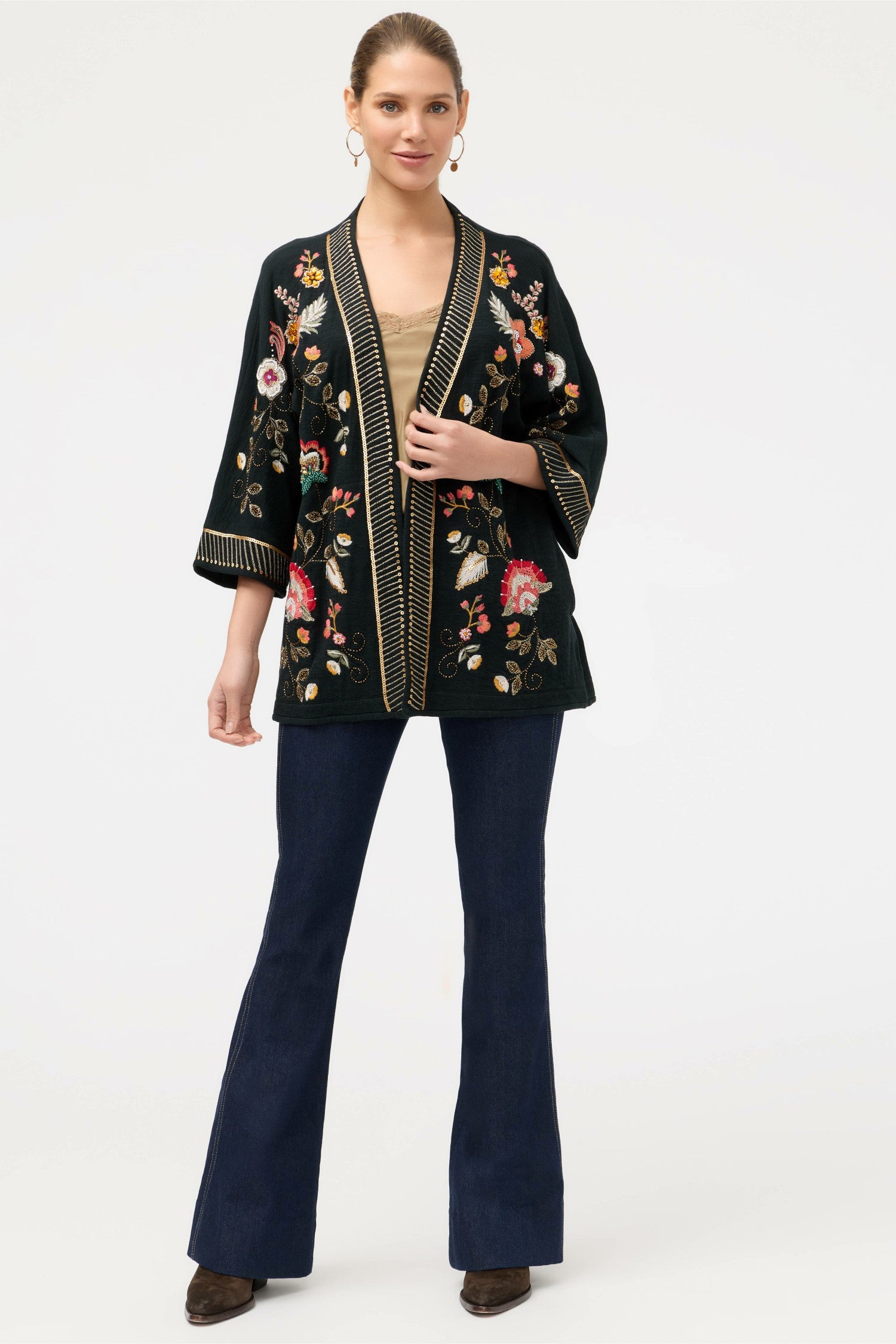 Johnny Was BIYA SHORT KIMONO